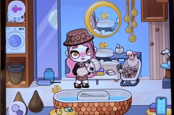 Avatar World iOS - Beautifully Designed Avatar Playing with baby