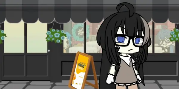 Gacha Life APK Download for Android 2 Gacha Life APK - Avatar Standing and thinking deeply about the day.