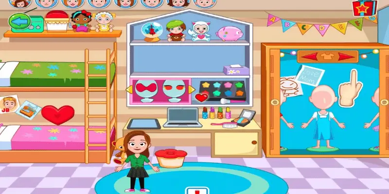 My Town World APK - Amazing Bedroom View