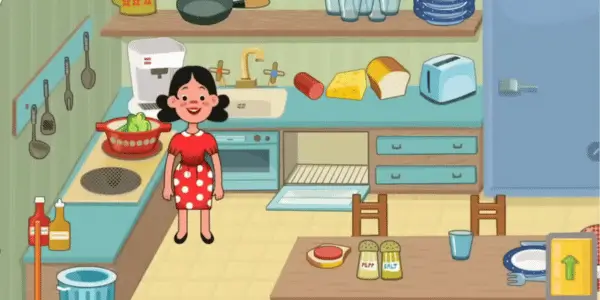 Pepi House APK Kitchen View - Something Delicious is Cooking