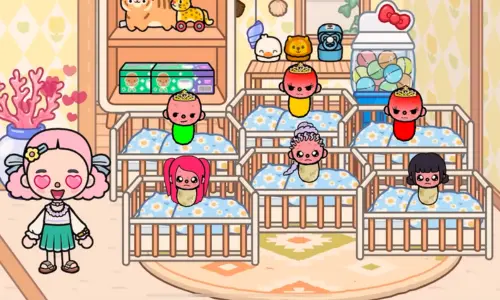 Toca Boca World APK Download v1.122 for Android 2026 2 Toca Boca World APk - Character Enjoying with Baby characters on their seats